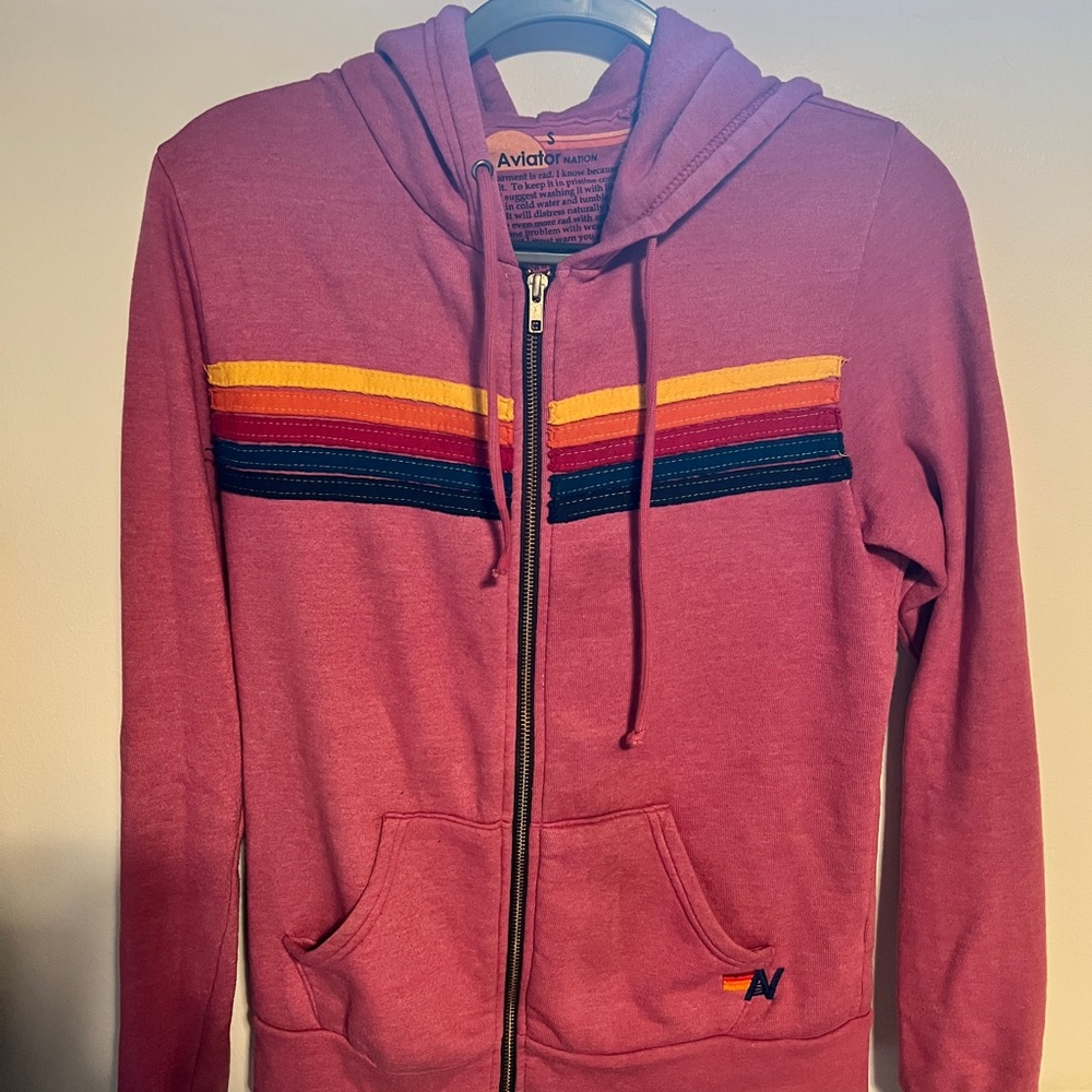 Aviator Nation Women’s zip up size Small